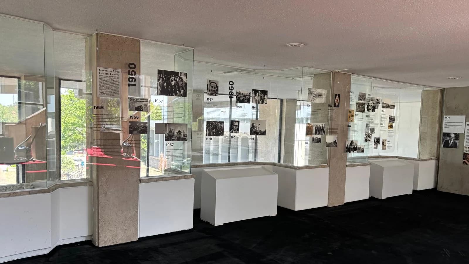 METU Rectorate — Permanent Exhibition Space (Ankara) exhibition stand