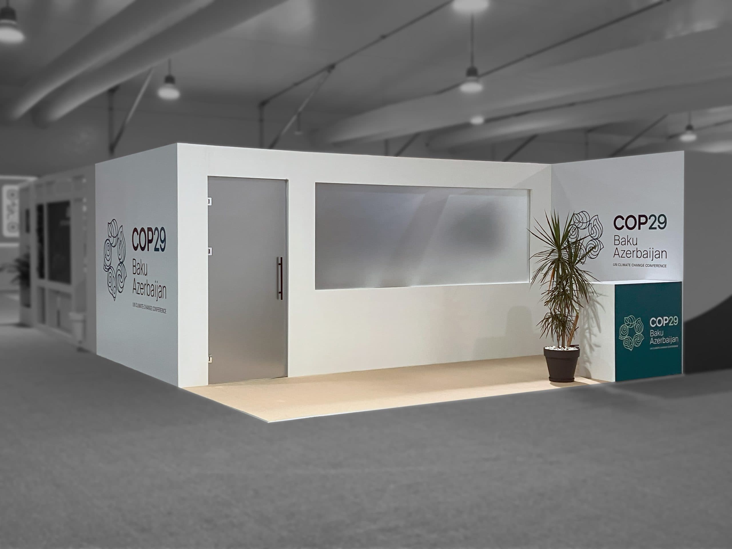 Total Energies standı, COP29 — Evreka Stand yapımı (bu fuar değil)