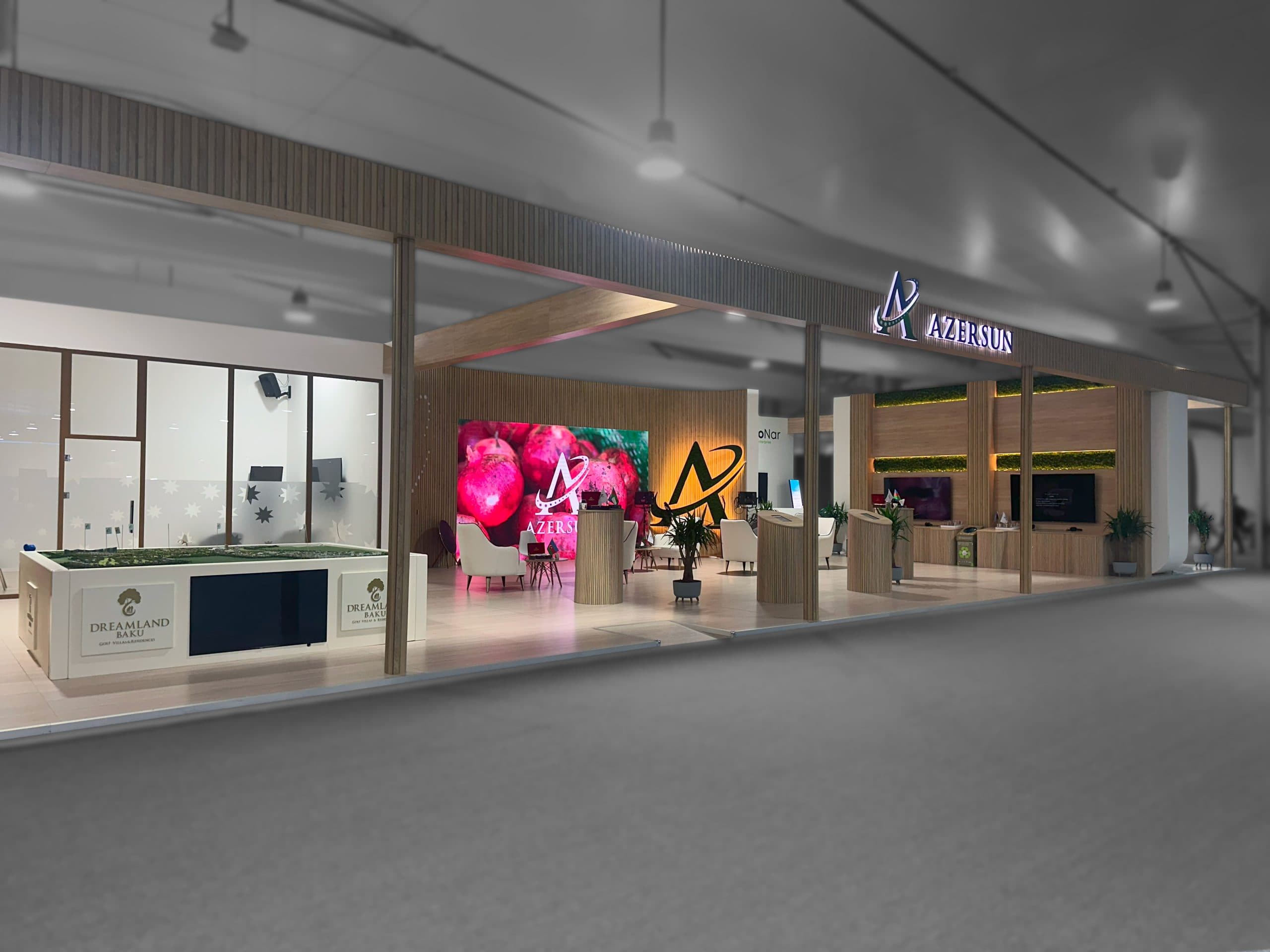 Azersun stand at COP29 — Evreka Stand build